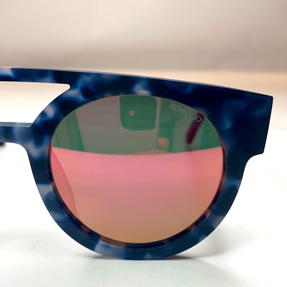 KOMONO Dreyfuss Sunglasses New Matte Indigo Demi - Picture 4 of 15
